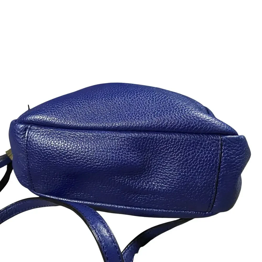 Kate Spade True Navy Pebbled Leather Shoulder Bag